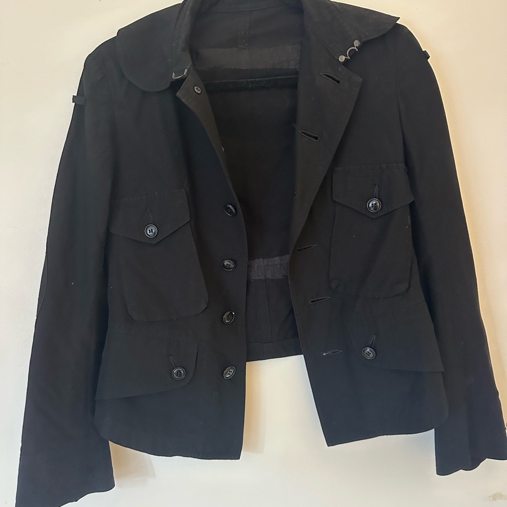 Y's by Yohji Yamamoto Black Utility Jacket